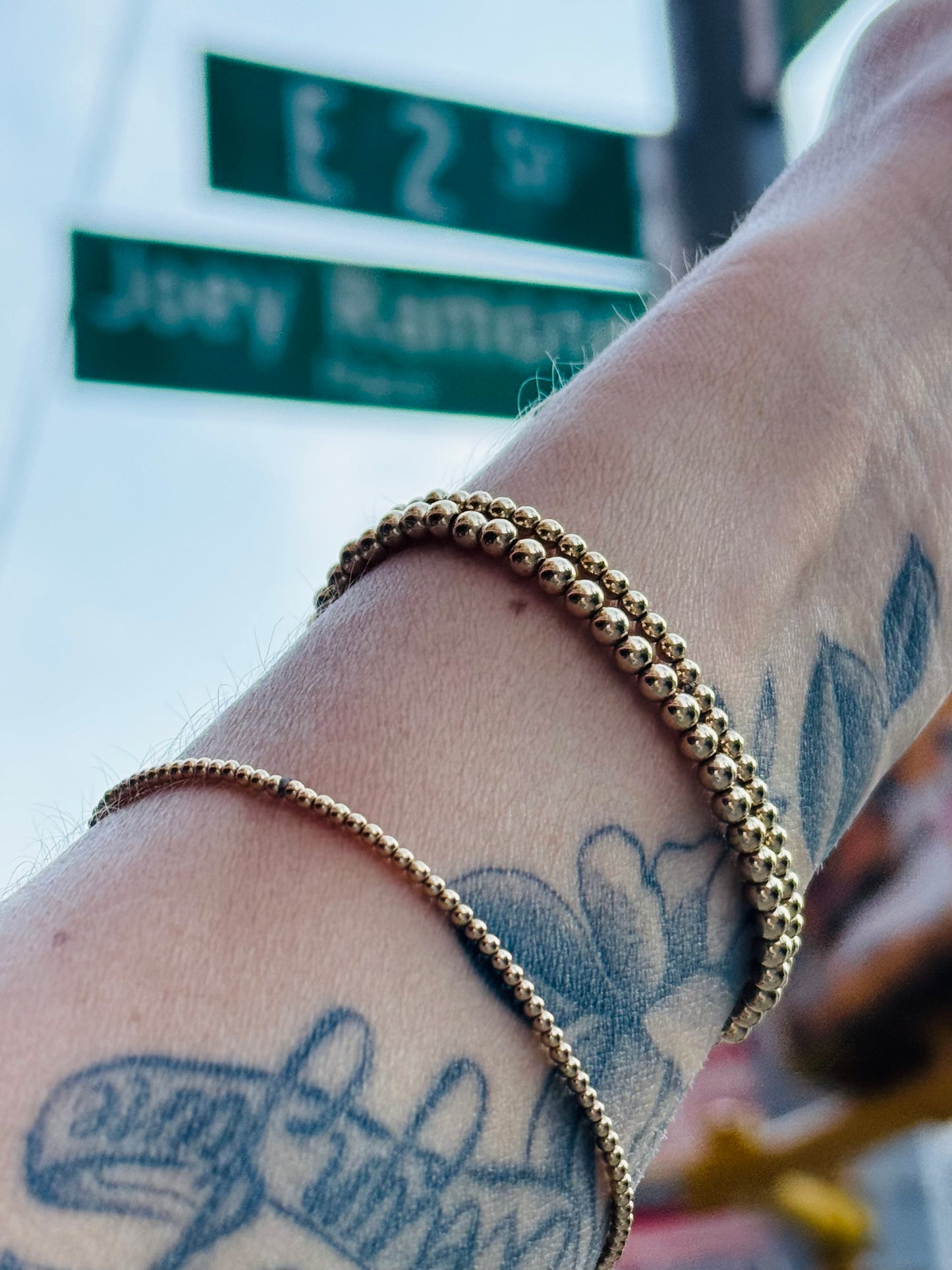 Gold Bead Bracelets