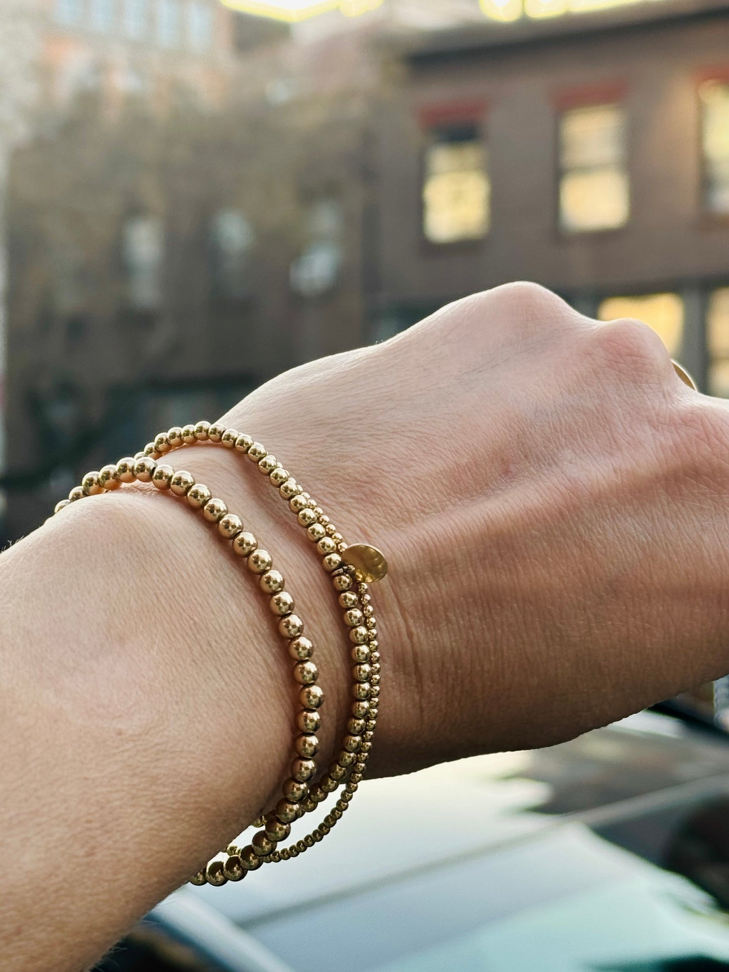 Gold Bead Bracelets